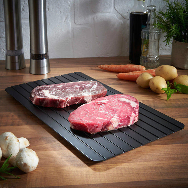 Quick Defrosting Tray – Fast Thawing Plate for Meat and Fruits