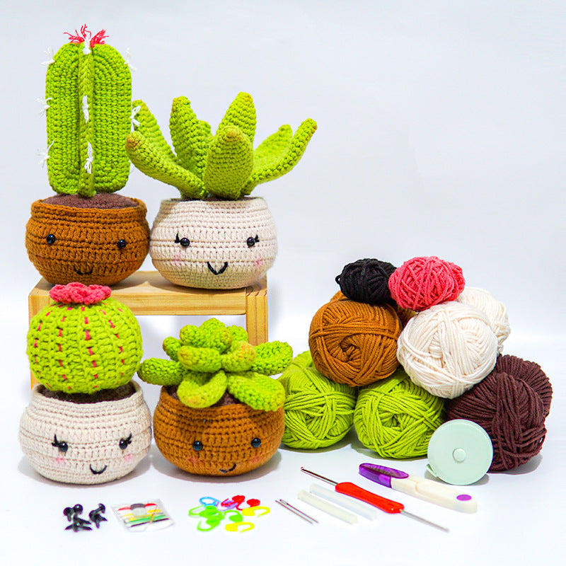 DIY Crochet Cactus Bag Kit