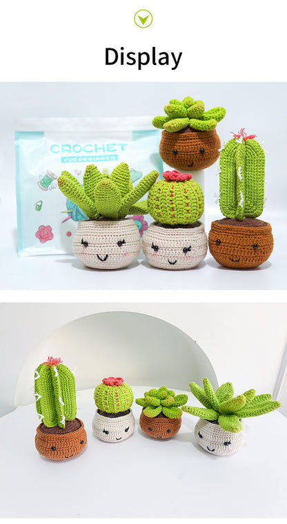 DIY Crochet Cactus Bag Kit