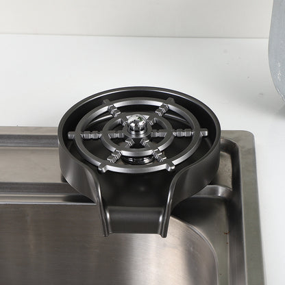 Automatic Stainless Steel Cup Washer – Kitchen & Commercial Sink Cleaning Tool